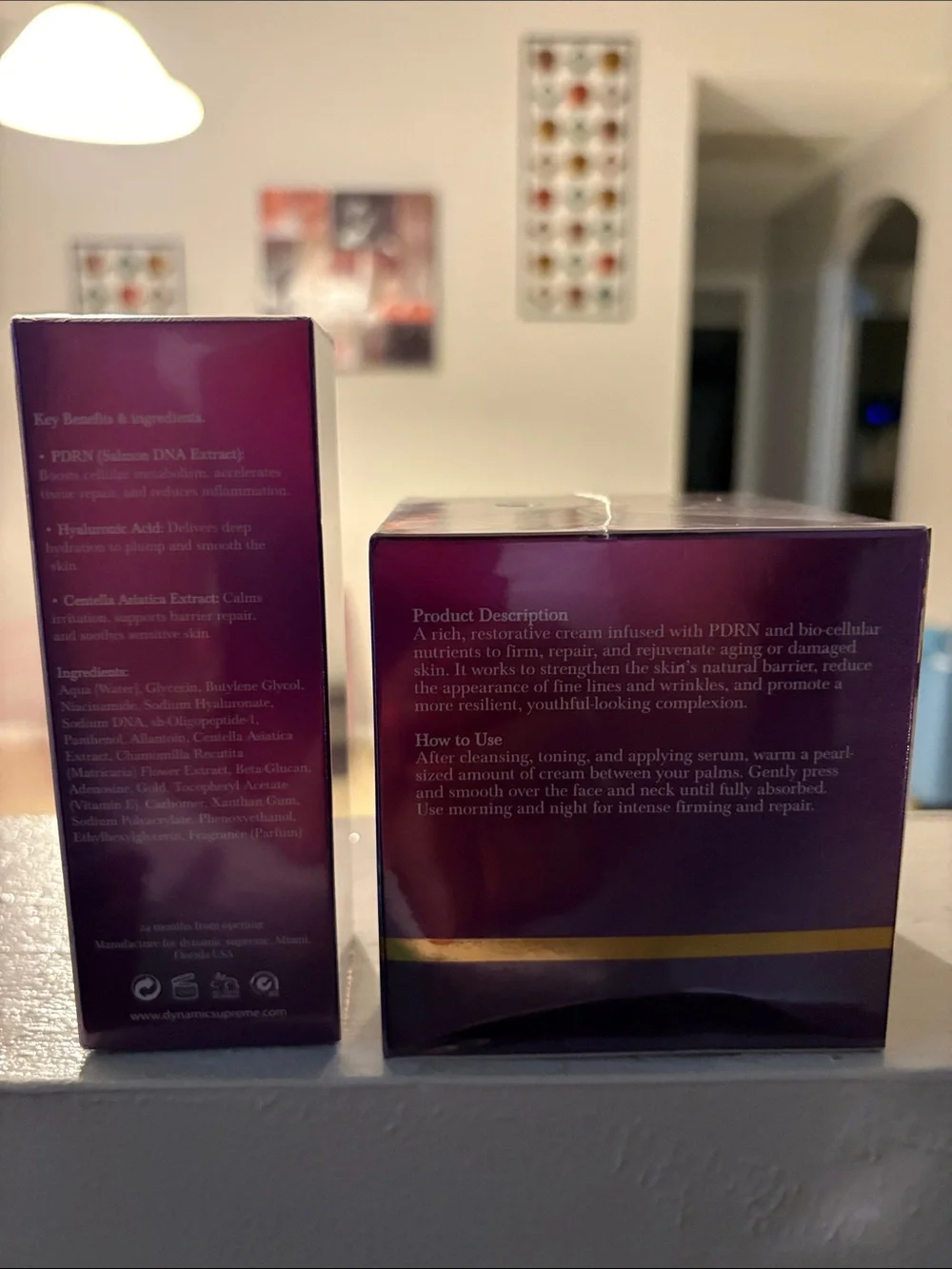 DYNAMIC GEMSTONE PDRN Bio-Cellular Firming & Repair Cream & Serum